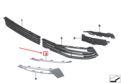 Elemente caroserie - 51117415589 ELEMENT STANGA FATA BMW SERIA 6 GT