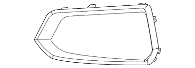 Elemente caroserie - 51117492324  ORNAMENT CROM GRILA DRAEPTA BARA FATA - X-LINE BMW X6 G06