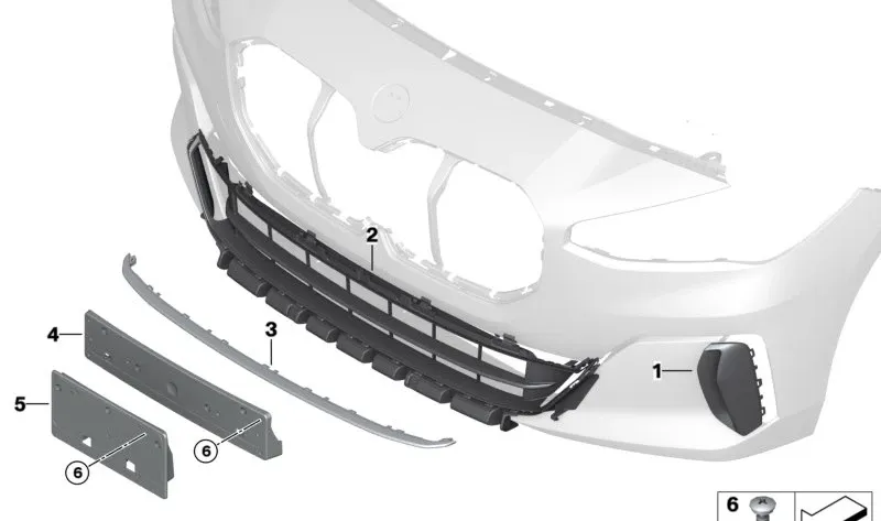 Elemente caroserie - 51119477461 ELEMENT CHROM FATA BMW SERIA 2 U06