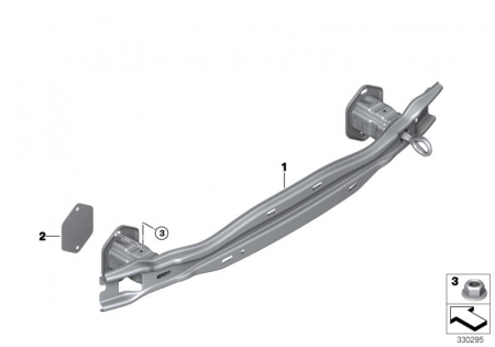 Armatura - 51127285543 ARMATURA BARA SPATE BMW SERIA 4 F32 F33 F36