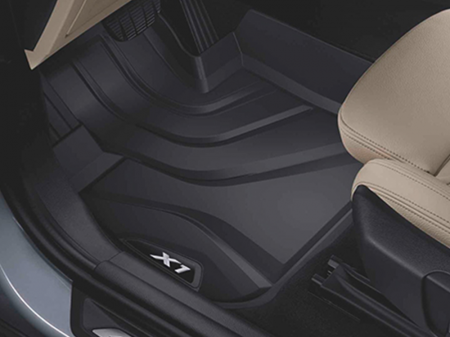 Accesorii - 51472464907  Set covorase fata din cauciuc, BasisLine, Negru - BMW X1 F48