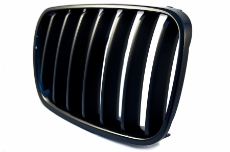 Elemente caroserie - 51712155448 GRILA RADIATOR DREAPTA NEAGRU LUCIOS BMW X3 E83 LCI