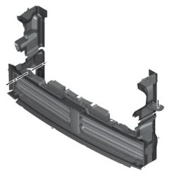 Elemente caroserie - 51745A11300 GHIDAJ AER INF FATA CU CLAPETE ACTIVE BMW X1 U11