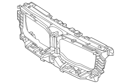 Caroserie - 51749451352 DEFLECTOR SUPERIOR BMW XM G09