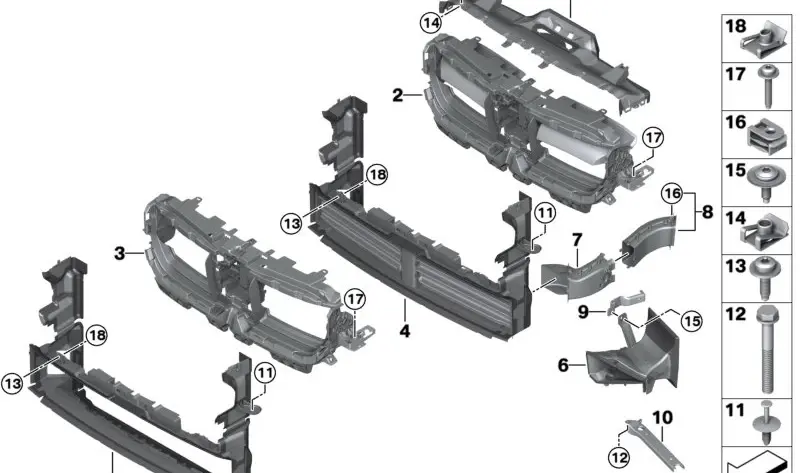 Elemente caroserie - 51749883601 DEFLECTOR INFERIOR BMW X1 U11