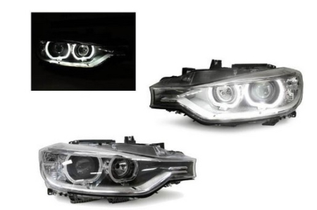 Electrice - 63117259523 63117259524 SET FARURI ST+DR H7, LWR, ELEC, NEGRU, DRL F30//F31
