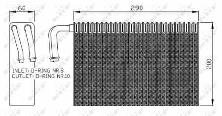 Evaporator - 64118385560 EVAPORATOR BMW X5 E53 SERIA 5 E39