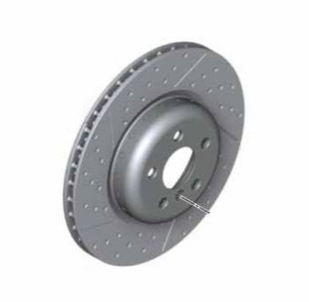 Disc frână - DISC FRANA STG FATA [374X36 M PERF] O.E. 34106895647 - BMW SERIA 3 G20, G21