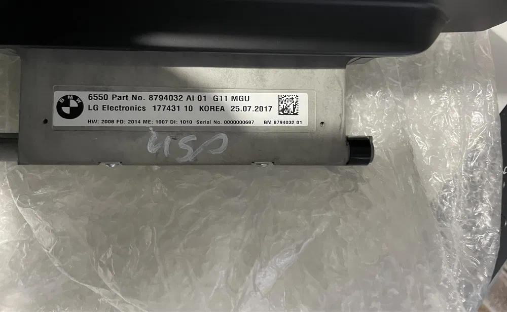 Bord - Display monitor central 8794032 BMW seria 7 G11 G11 O.E.