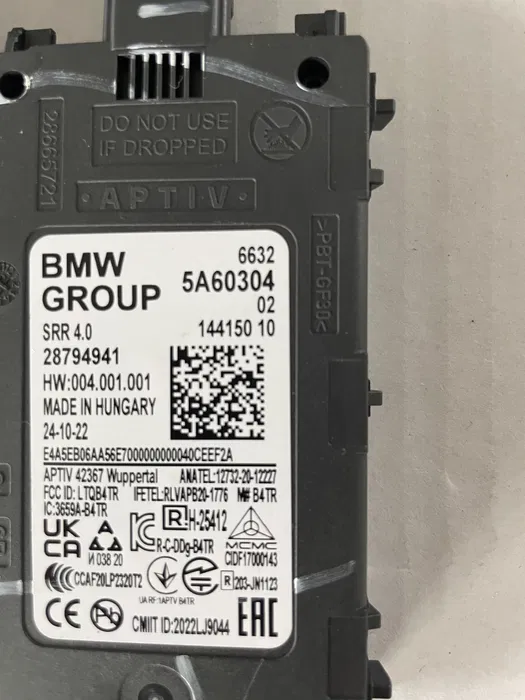 Bara fata - Radar senzor banda BMW Seria 1.2.3.4.5,5,6,7,8 I7 G82 G83 G80 O.E.