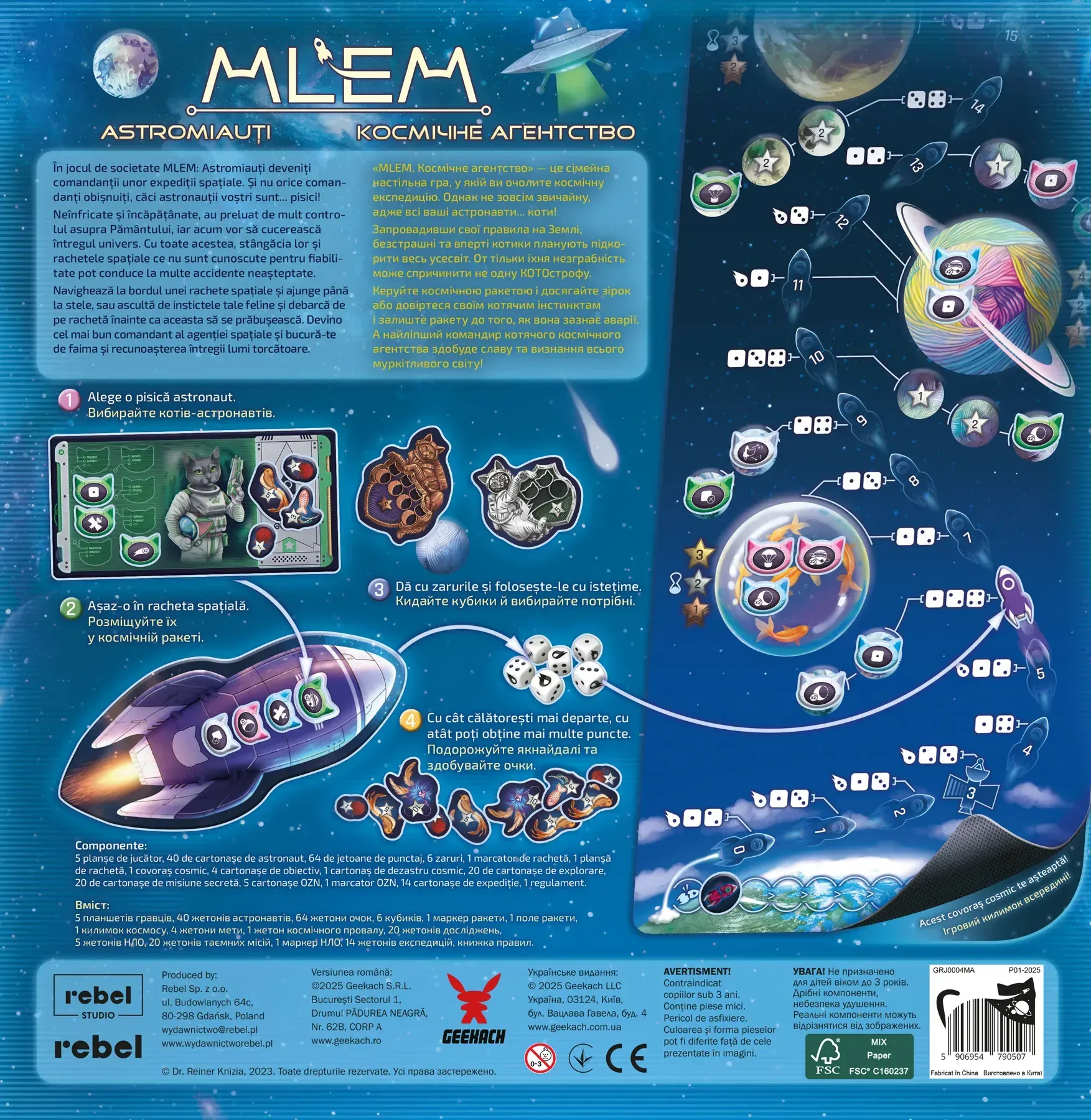 MLEM: Astromiauti – Joc de familie cu pisici (Ro-Ua) [2]