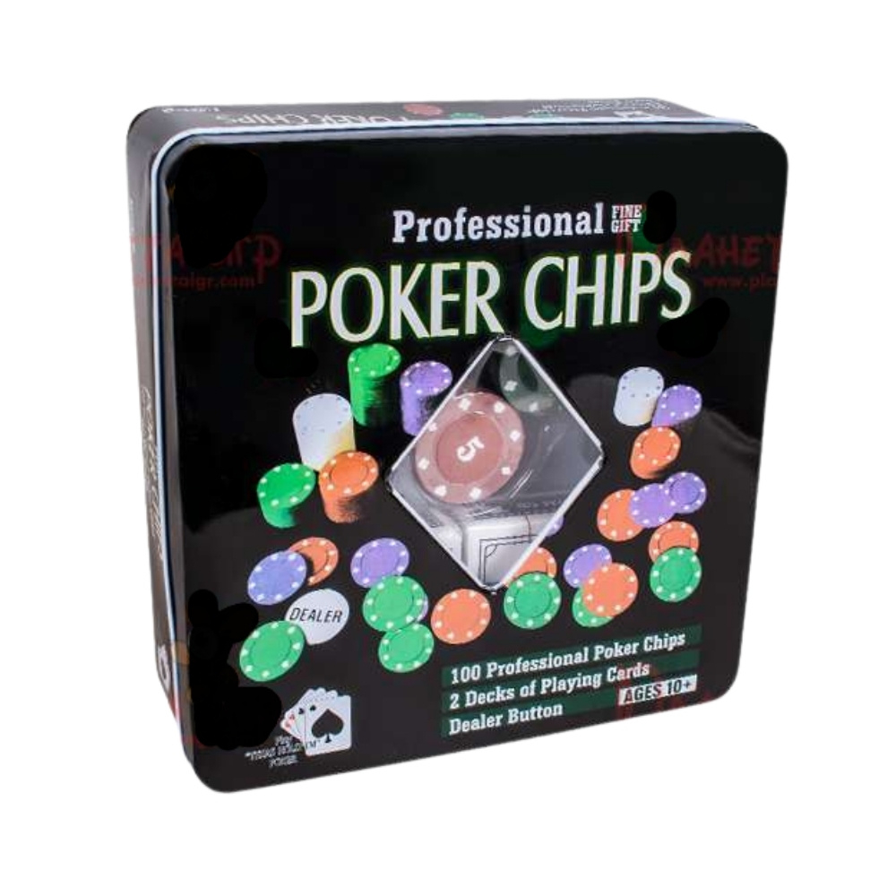Set de Poker – 100 / 300 Jetoane cu Accesorii [2]