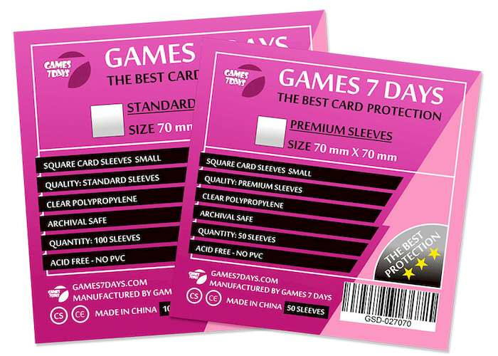 Sleeves 70x70 mm Square Small (100 buc) [2]
