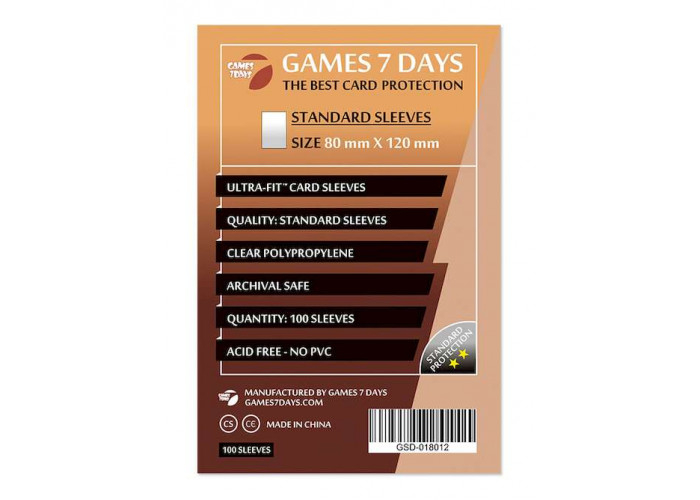 Sleeves 80x120 mm Ultra-Fit (100 buc) [2]