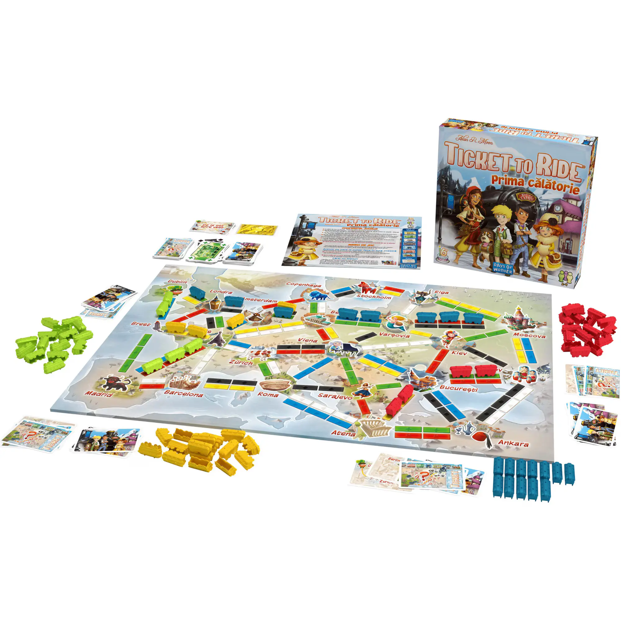 Ticket to Ride: Prima Calatorie – Joc Familie [2]