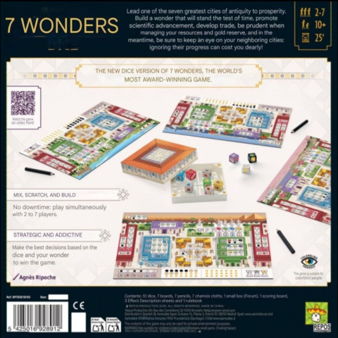 7 Wonders Dice (En) - Joc de strategie si zaruri [1]