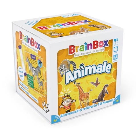 Jocuri de masa pentru Copii - BrainBox: Animale – Joc educativ pentru copii