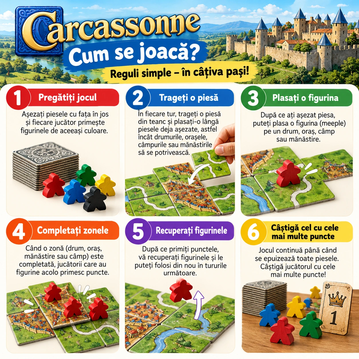 Carcassonne Big Box (Romana) - Joc [2]