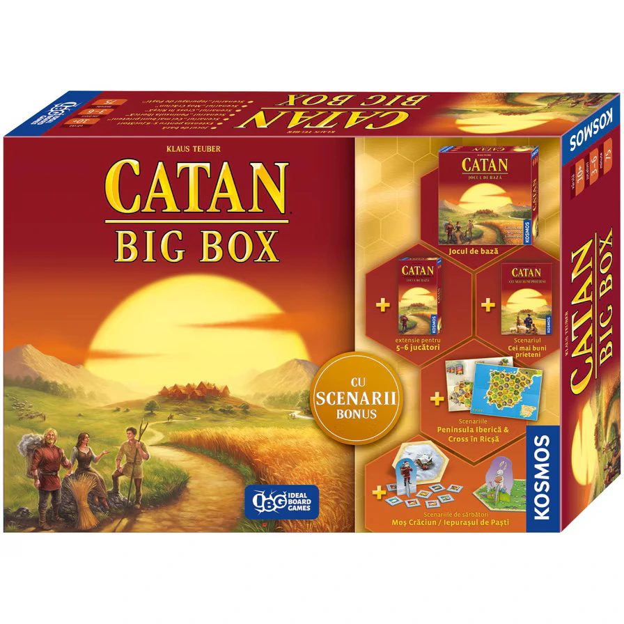 Jocuri de Familie - Catan Big Box – Joc cu extensii (RO)
