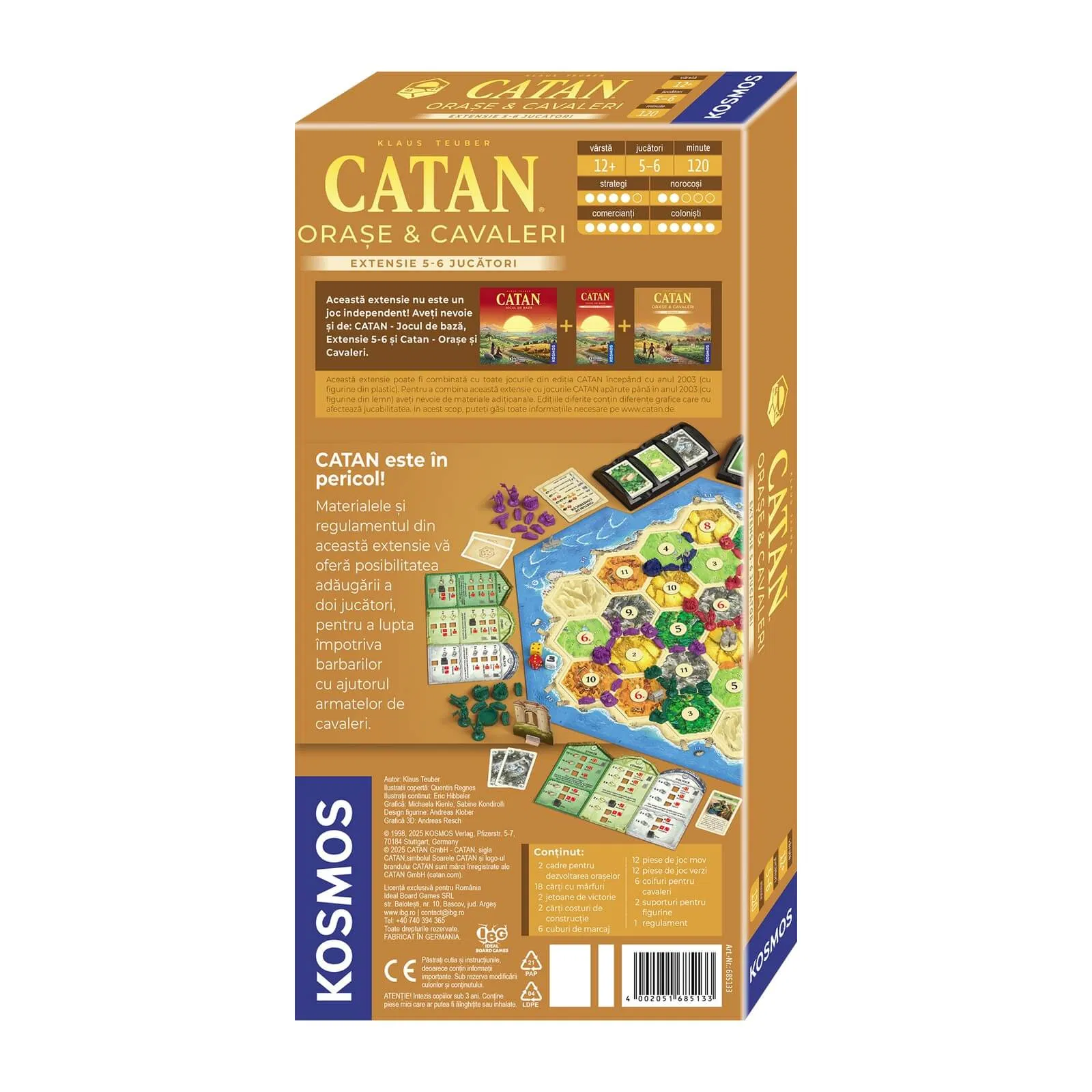 Catan – Orase si Cavaleri Extensie 5–6 jucatori [1]