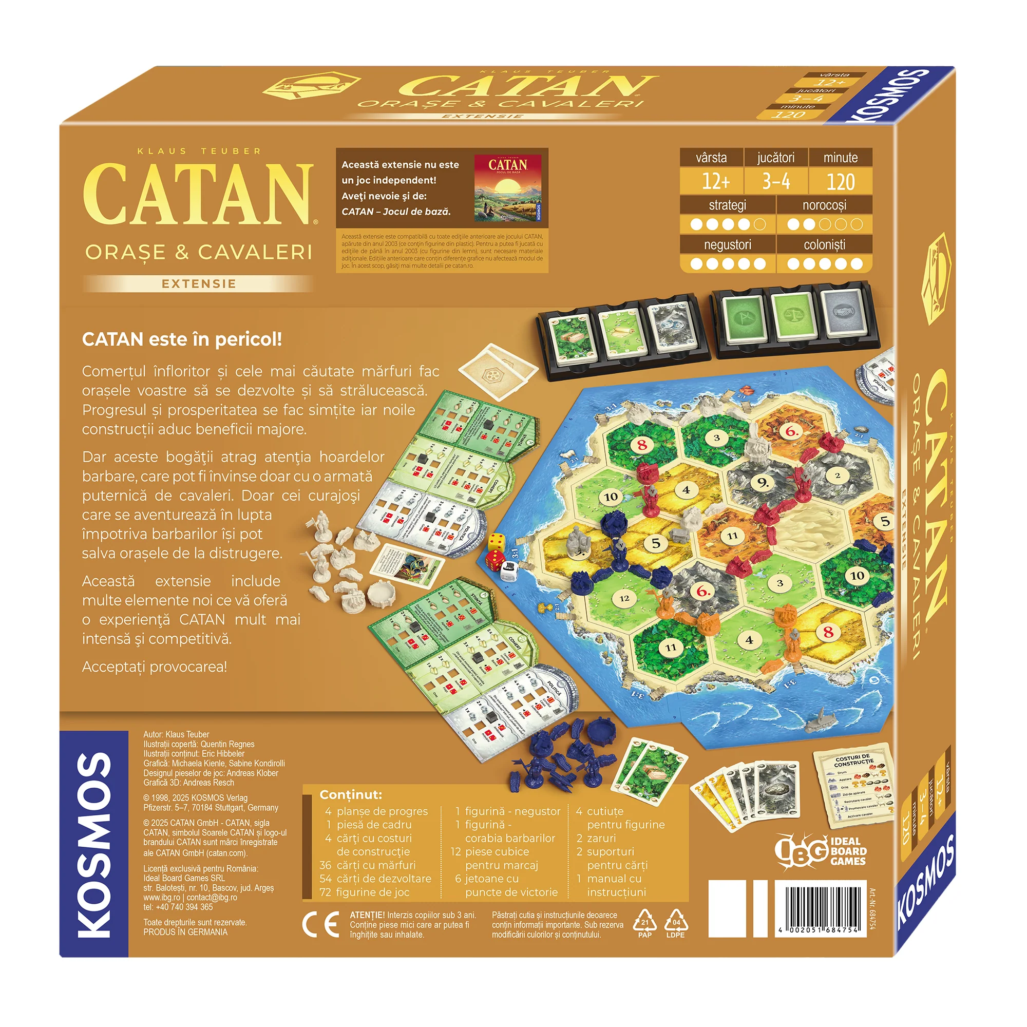 Catan - Orase si Cavaleri - Extensie joc de strategie [3]