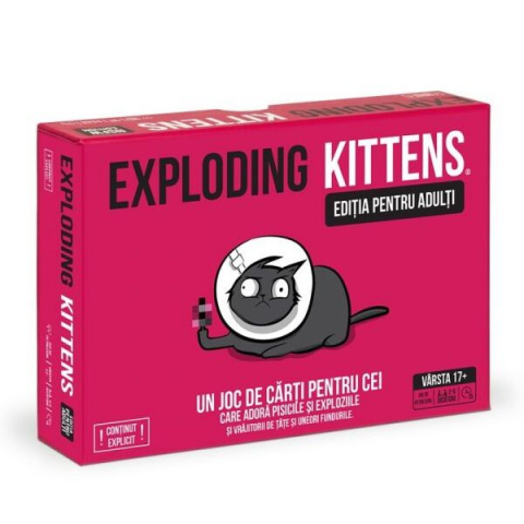 Jocuri pentru Adulti - exploding-kittens-18-pink-edition