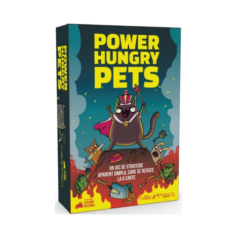 Jocuri de Petrecere - Exploding Kittens: Power Hungry Pets (RO)