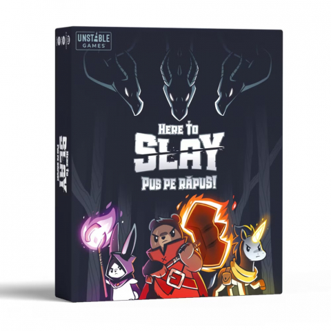 Jocuri cu Zaruri (Dice Games) - Here to Slay – Pus pe Rapus (ro) | Joc de Carti