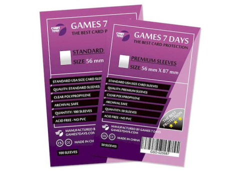 Sleeves 56x87 mm Standard USA (100 buc) [1]