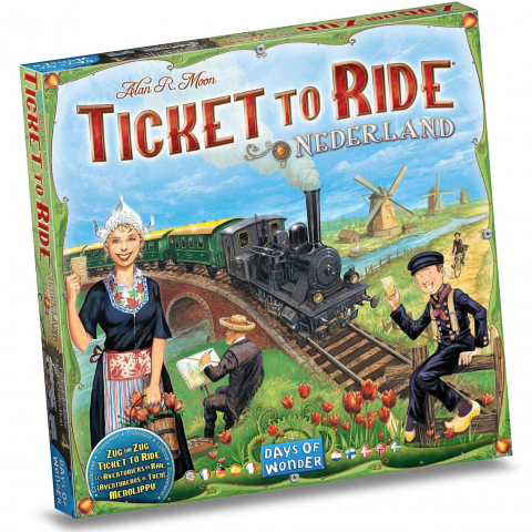 Jocuri de Masa in Engleza - ticket-to-ride-nederland-extensie-moldova