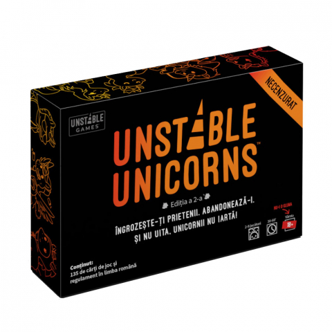 Jocuri pentru Adulti - Unstable Unicorns: NSFW – Joc de Carti pentru Adulti