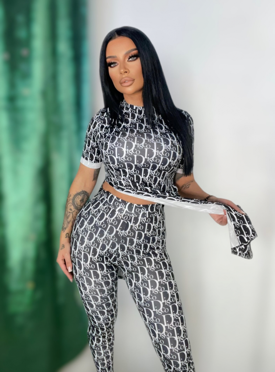 Compleu cuttie d black crop