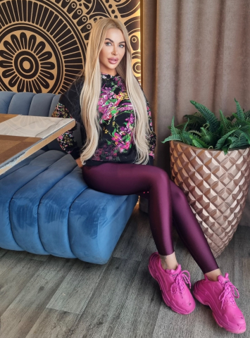 COLANTI & PANTALONI - Colanti Luciosi Magenta Premium