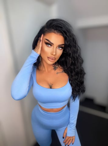 COMPLEURI - Compleu Albastru Dama Essential Blue Seamless Fara Cusaturi Modelator si Compresiv Pentru Fitness Sala Sport | BOMBFIT