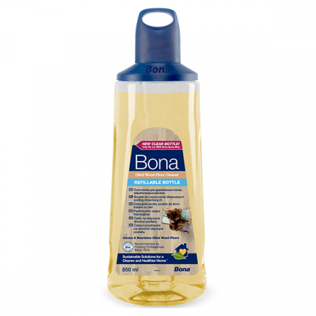 Produse Curatenie - Bona Detergent Parchet Uleiat - Cartuş Premium SprayMop 850ml