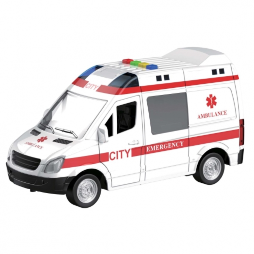 Mașină ambulanță cu fricțiune și deschidere ușă [1]