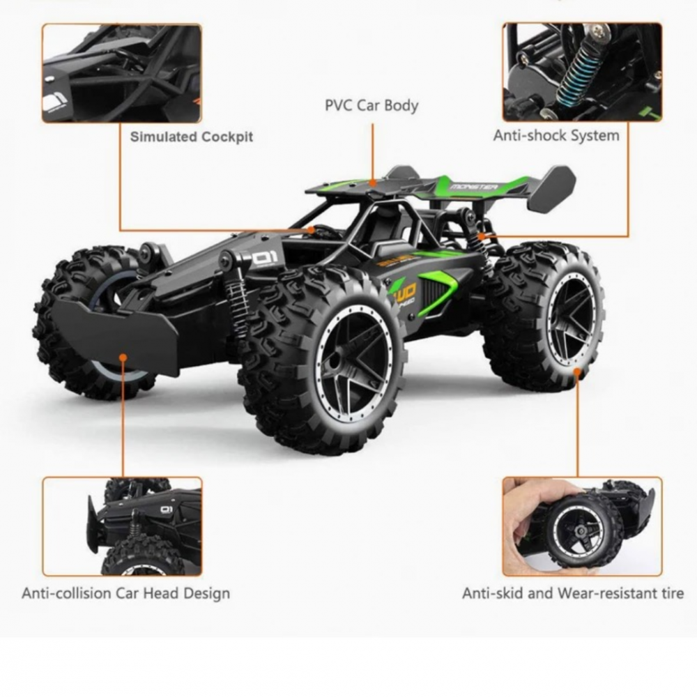 Mașină Offroad 4x4 cu Telecomandă și conexiune 2.4G [7]