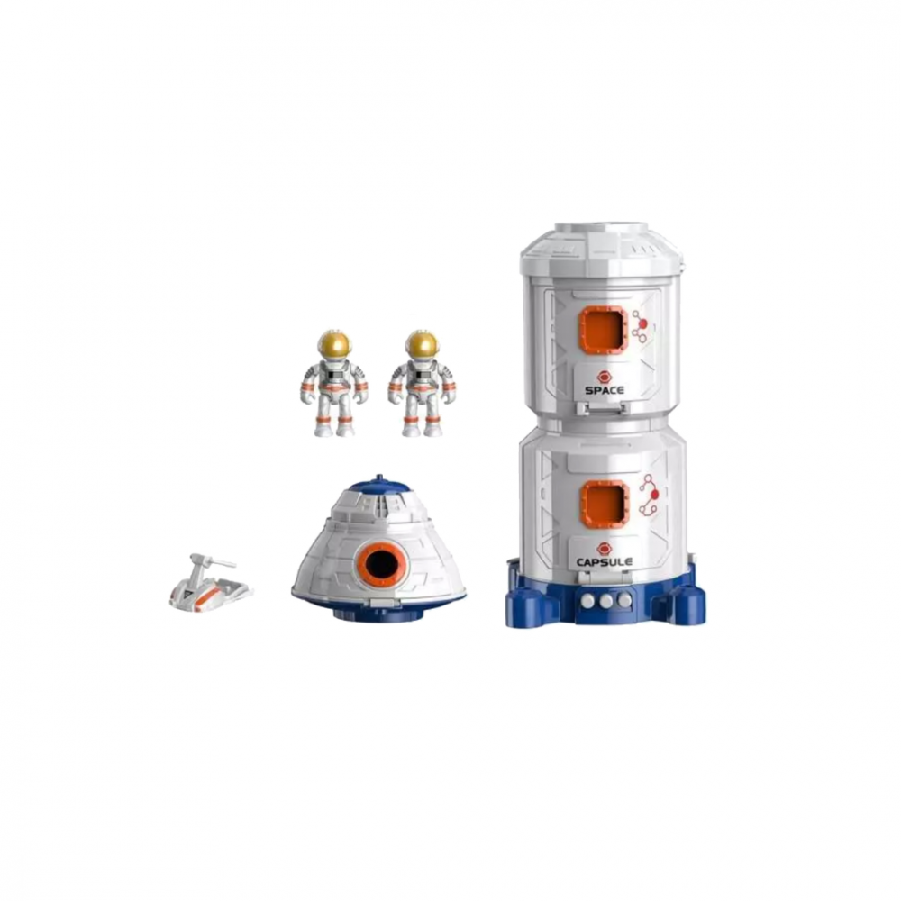 Stație spațială cu 2 figurine astronauți [1]