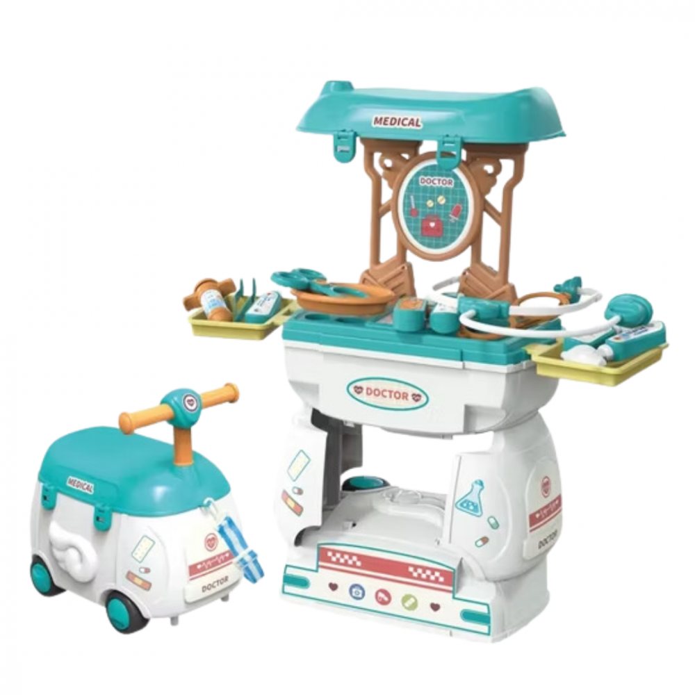Set trusă doctor 2 în 1 cu accesorii, [1]