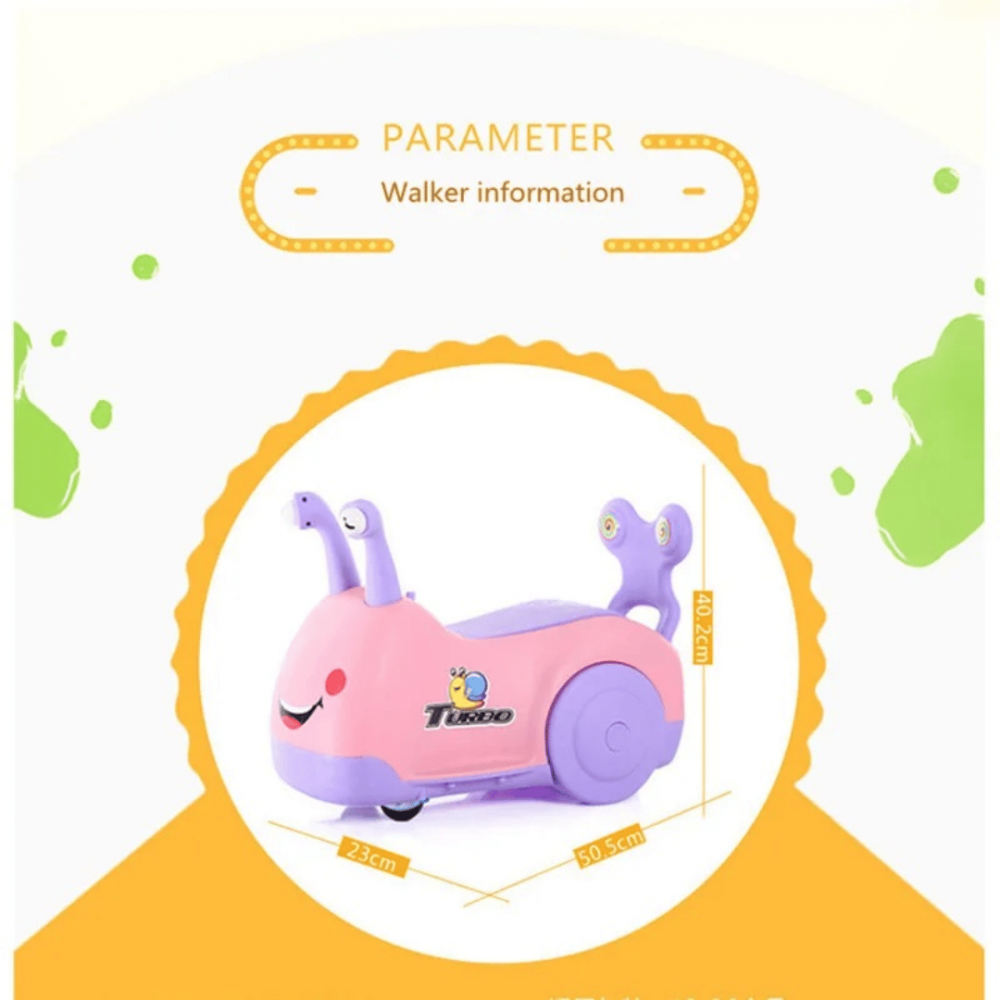 Premergător melc cu lumini și sunete, roz [4]