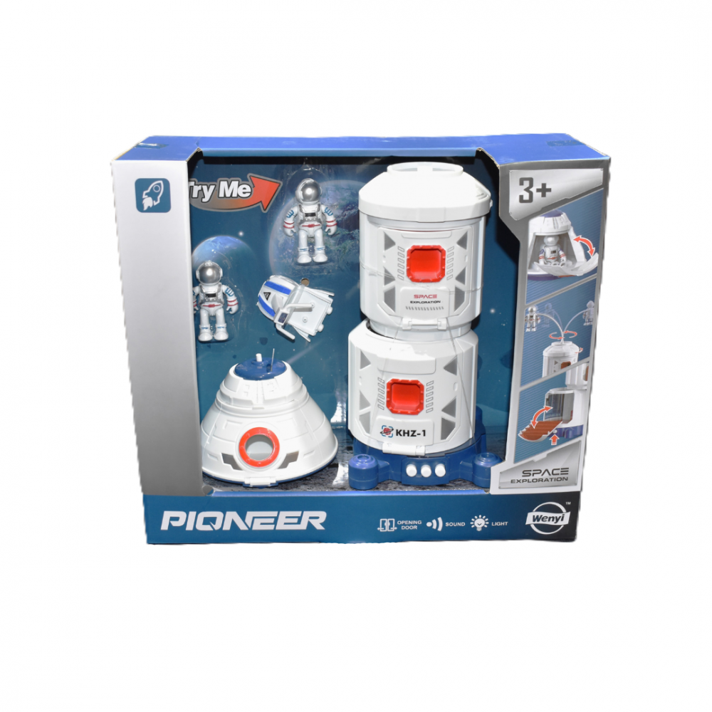 Stație spațială cu 2 figurine astronauți [4]