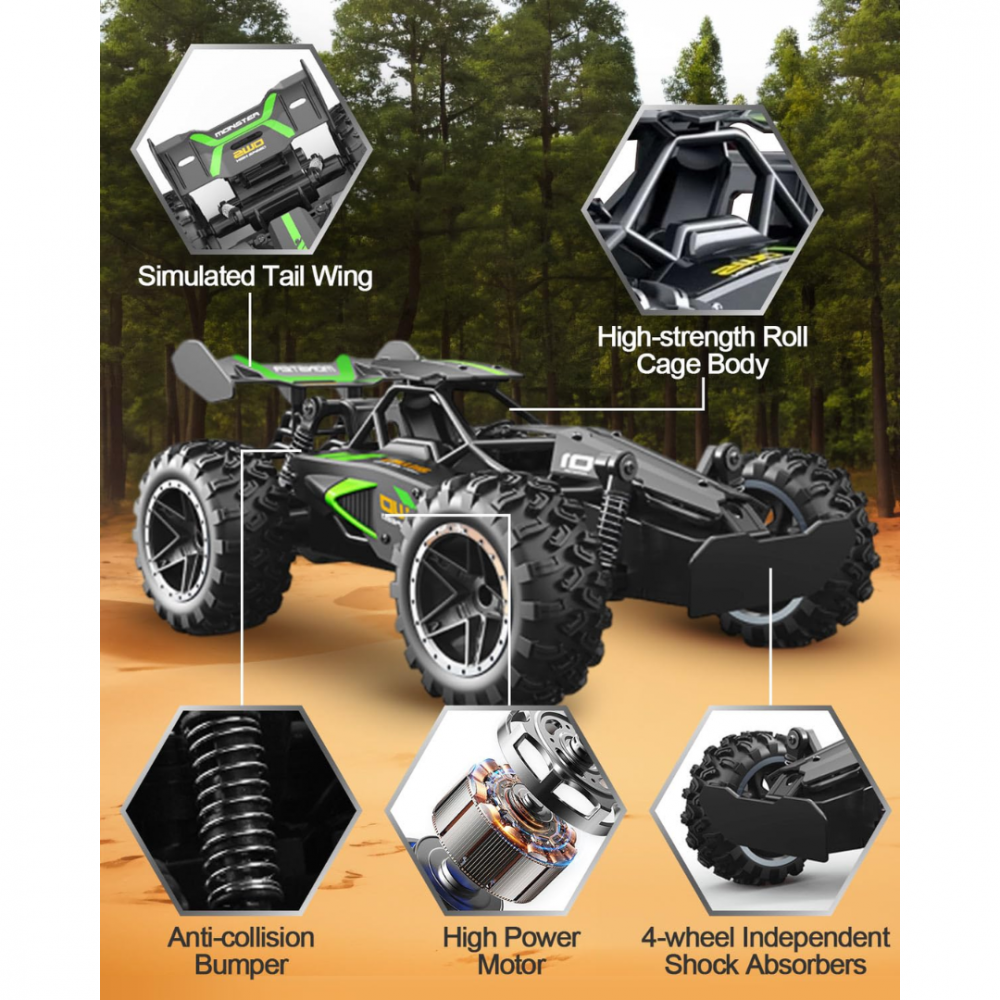 Mașină Offroad 4x4 cu Telecomandă și conexiune 2.4G [3]