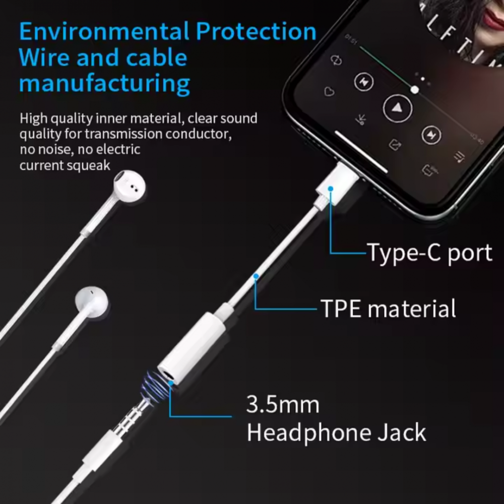 Adaptor USB Type-C la Jack 3.5mm [4]