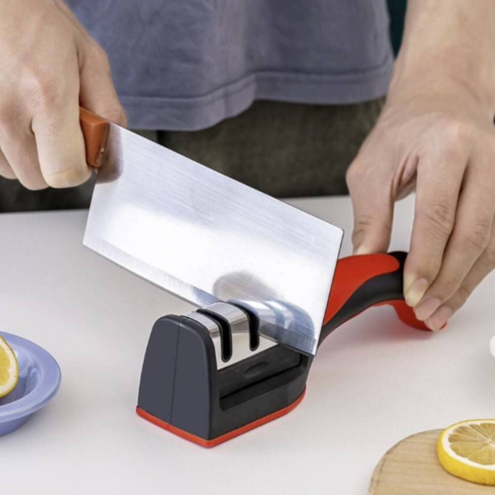 Ascuțitor pentru cuțite cu 3 etape [8]