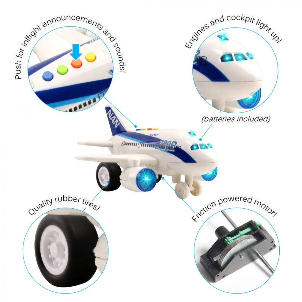 Avion cu sunete și lumini, scară 1:12 [2]