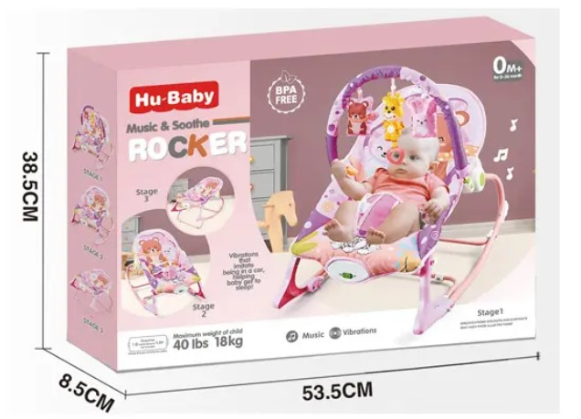 Balansoar si scaun 10 in 1 pentru bebelusi si copii, varsta 0luni +, cu vibratii calmante, greutate maxima admisa 25 kg [3]