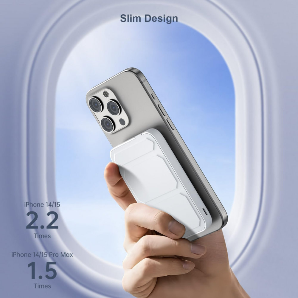 Baterie externă MagSafe 5000mAh, albă [2]