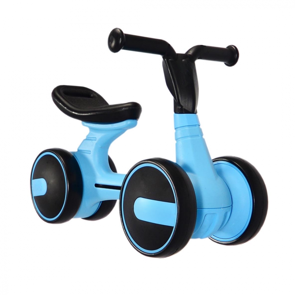 Bicicleta fără pedale cu 4 roți, Bleu [1]