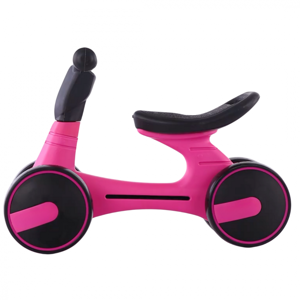 Bicicleta fără pedale cu 4 roți, Roz [2]