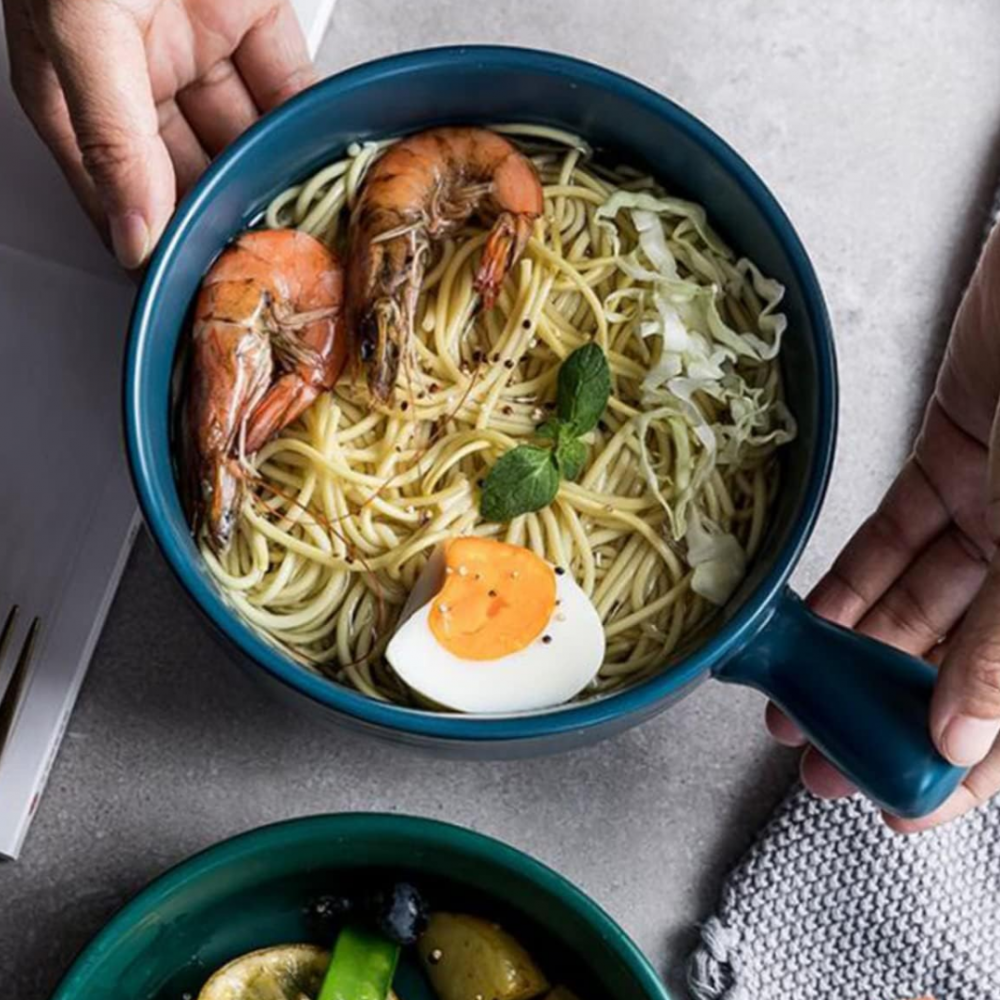 Bol termorezistent din ceramică, Albastru [3]